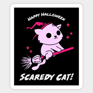 Halloween Funny Cat Meme Magnet